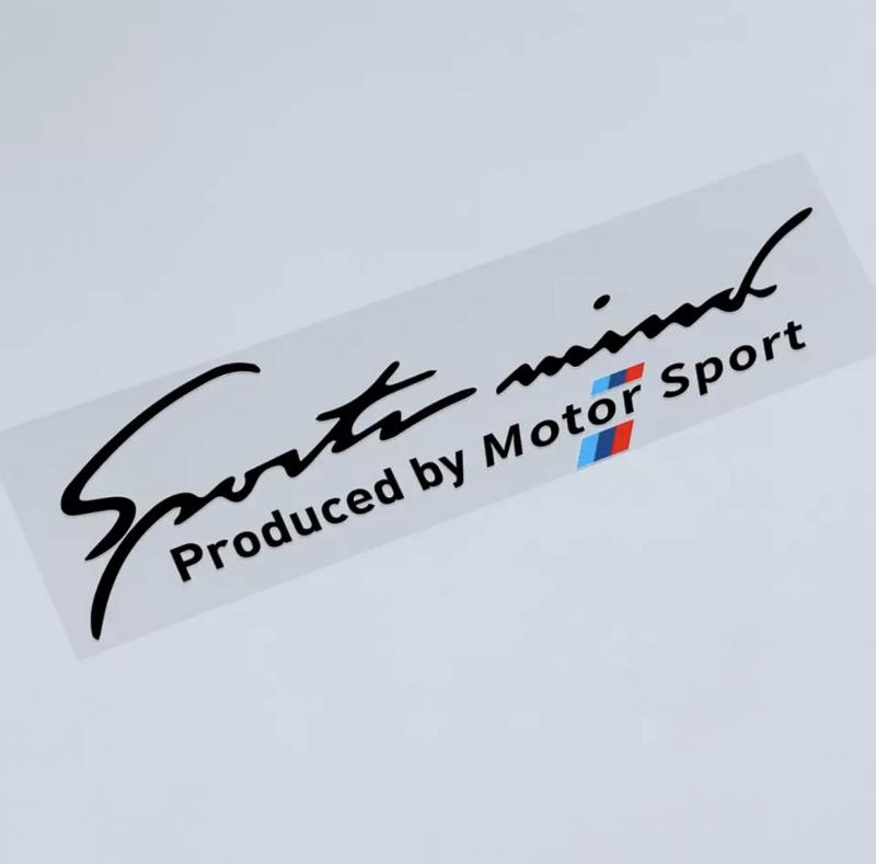 スポーツマインド ステッカー デカール シール 車 バイク デカール 【輸入品】ブラック