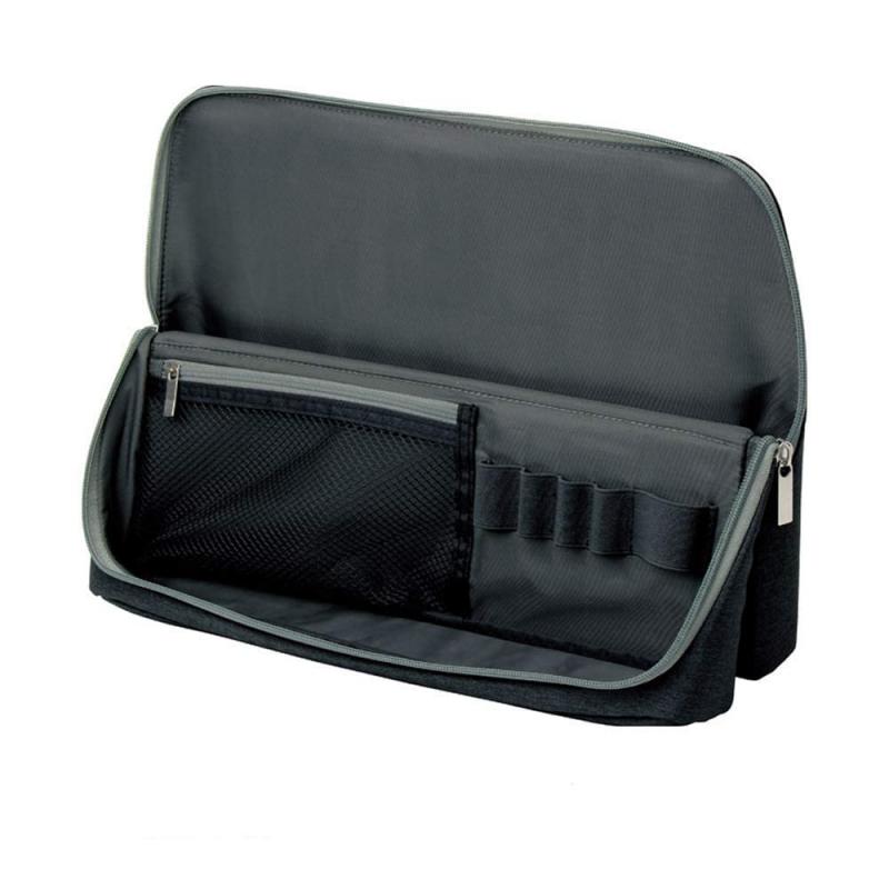 ソニック バッグインバッグ スマスタ ワイド ユートリム A4 (A4, ブラック)