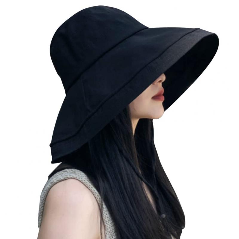 [YUMISS] UVカット帽子 レディースハット つば広帽子【日本国内専門機関測定済UPF50+・360°日焼け防止・紫外線対策・小顔効果】【取り外