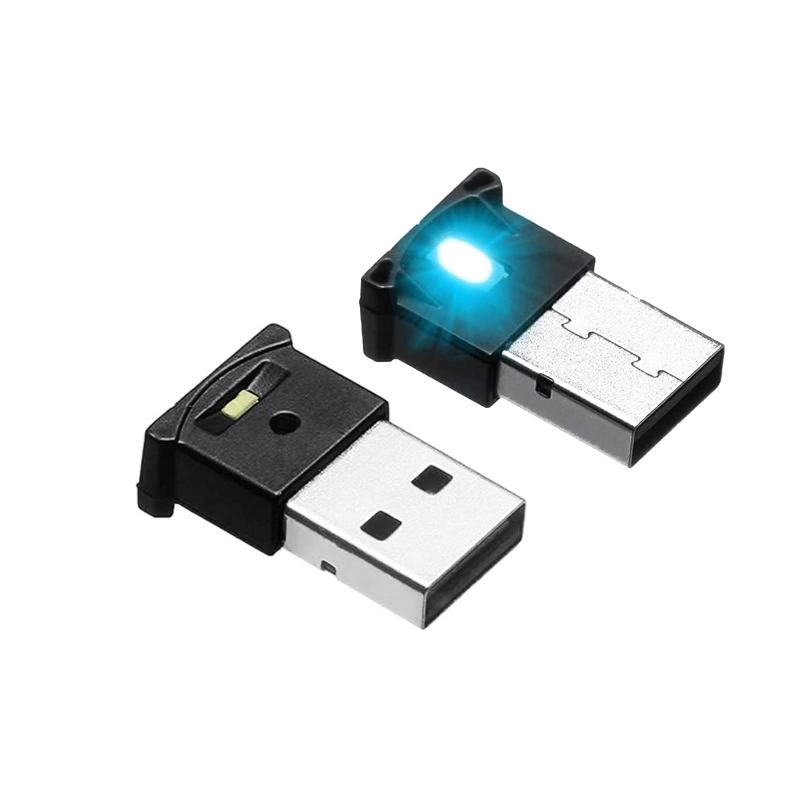 LIKENNY USBライト 車 イルミライト USB LED ライト 自動車内装ミニUSB雰囲気ランプ 車内照明 室内夜間ライト 軽量 小型 (2個セット)