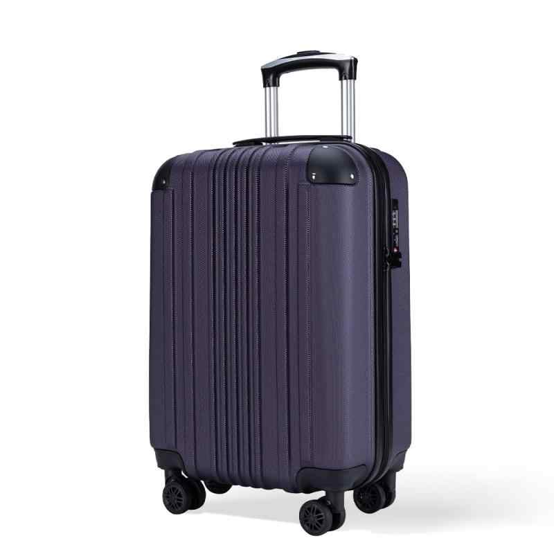 [Bargiotti] ABSスーツケース キャリーバッグ キャリーケース 大容量 超軽量 TSAロック ダブルキャスター 静音 旅行 ビジネス… (パープ