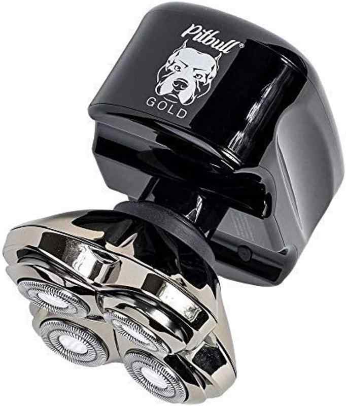 Skull Shaver (スカルシェーバー) Pitbull Gold PRO メンズシェーバー ヘッド シェーバー ウェット/ドライ USB & 充電ケーブル付き 4D 充