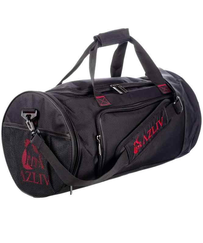 AZLIV (アズリブ) ジムバッグ CREWZ1 クルーズワン ボストンバッグ ダッフルバッグ スポーツバッグ 多機能 大容量 シューズ収納 (Red)