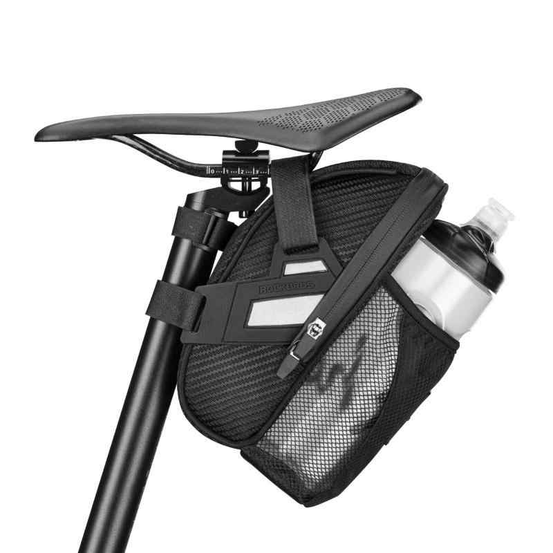 ROCKBROS(ロックブロス)サドルバッグ 自転車 ボトルホルダー 防水 反射材付き 1L 取り付け簡単 サイクリング ロードバイク MTB クロスバ