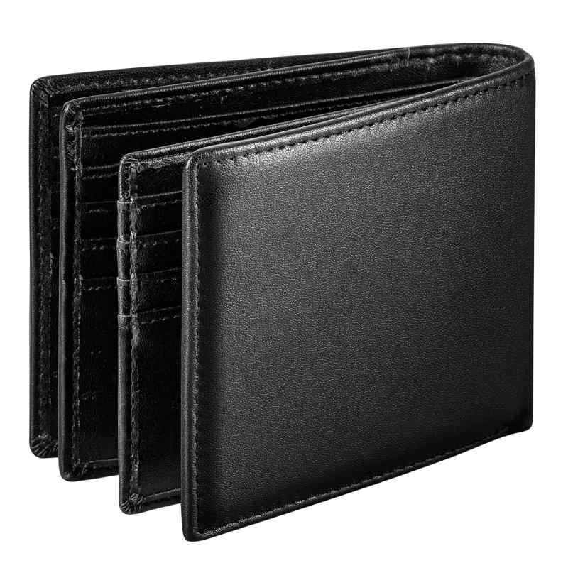 [INCLAKE] 財布 メンズ財布 二つ折り 本革 牛革 カード18枚収納 ボックス型 小銭入れ オールインワン 軽い 多機能 大容量 プレゼント ブ