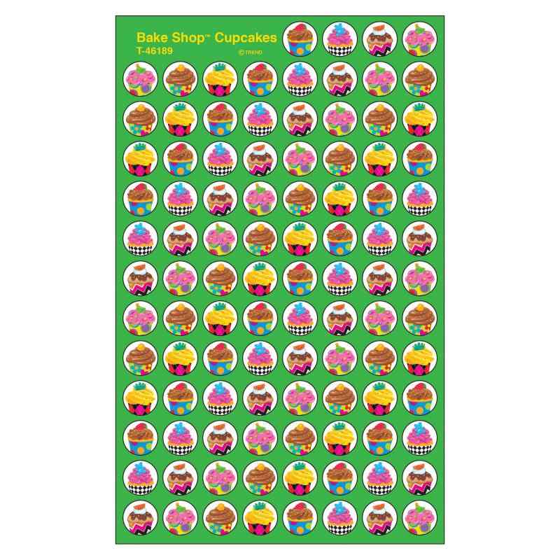 トレンド ごほうびシール ケーキ 800片 Trend Stickers Cupcakes The Bake Shop T-46189