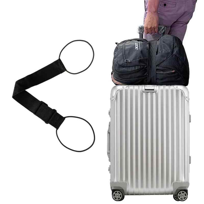 サムコス バッグとめるベルト 旅行便利グッズ バッグ 固定 スーツケース 固定 便利グッズ 多用 荷物用弾力固定ベルト 26~40cm(調節可)ず