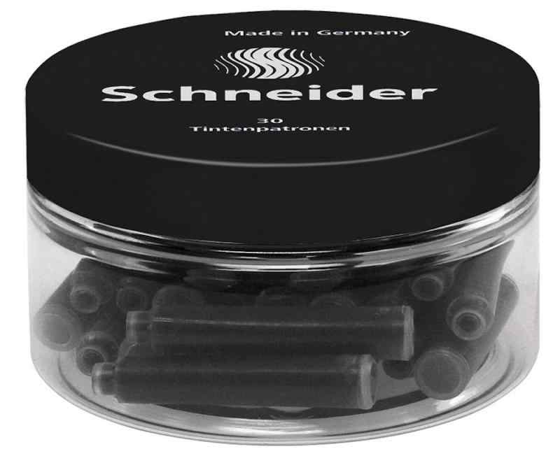 Schneider Electric シュナイダー(Schneider) 万年筆 インクカートリッジ 欧州共通規格 30本入り カートリッジインク ブラック 黒 BS6701