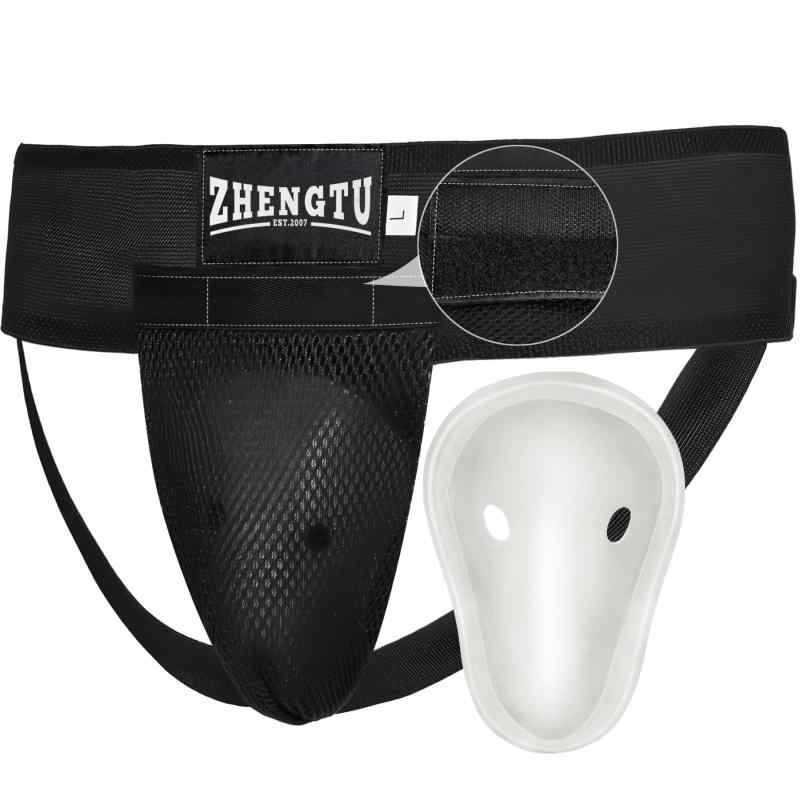 ZHENGTU ファールカップ ボクシング 格闘技 金的ガード 「PP製ファウルカップ」 「取り外し可能」「耐衝撃性 S/M/Lサイズあり」「シリコ