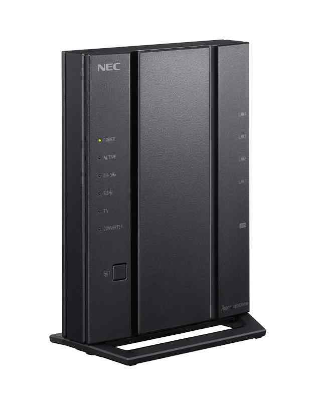 NEC 無線LAN Wi-Fiルーター WiFi5 (11ac) / Atermシリーズ 4ストリーム (5GHz帯 / 2.4GHz帯) AC2600 IPv6通信対応 PA-WG2600HM4