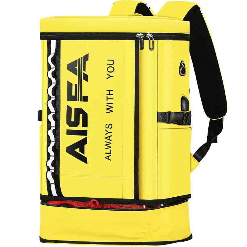 [AISFA] リュック メンズ リュックサック スクエア バックパック 防水15.6インチ PC ビジネス ラップトップバック USB充電ポート付き 30L
