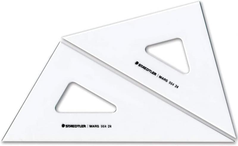 ステッドラー 三角定規 製図 セット マルス 24cm 964 24