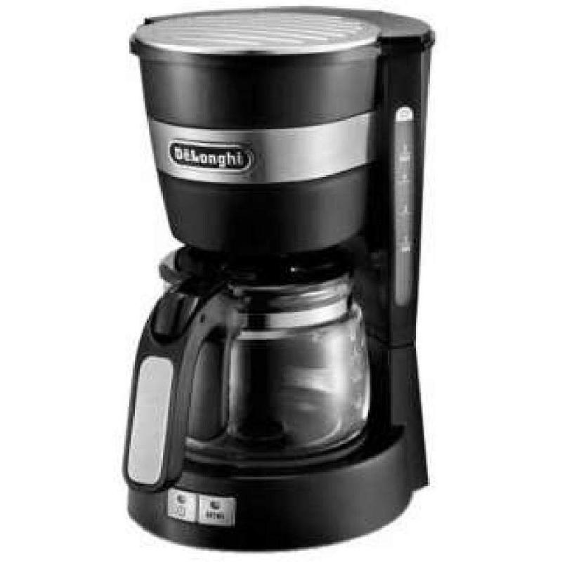 デロンギ(DeLonghi) ドリップコーヒーメーカー 0.65L ブラック アクティブシリーズ 5-6カップ ICM14011J