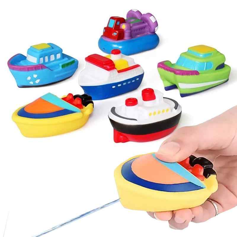 TOMMYFIELD お風呂 おもちゃ オモチャ 船 玩具 水鉄砲 水遊び 水が出る 浮かぶ 6個 (6個)