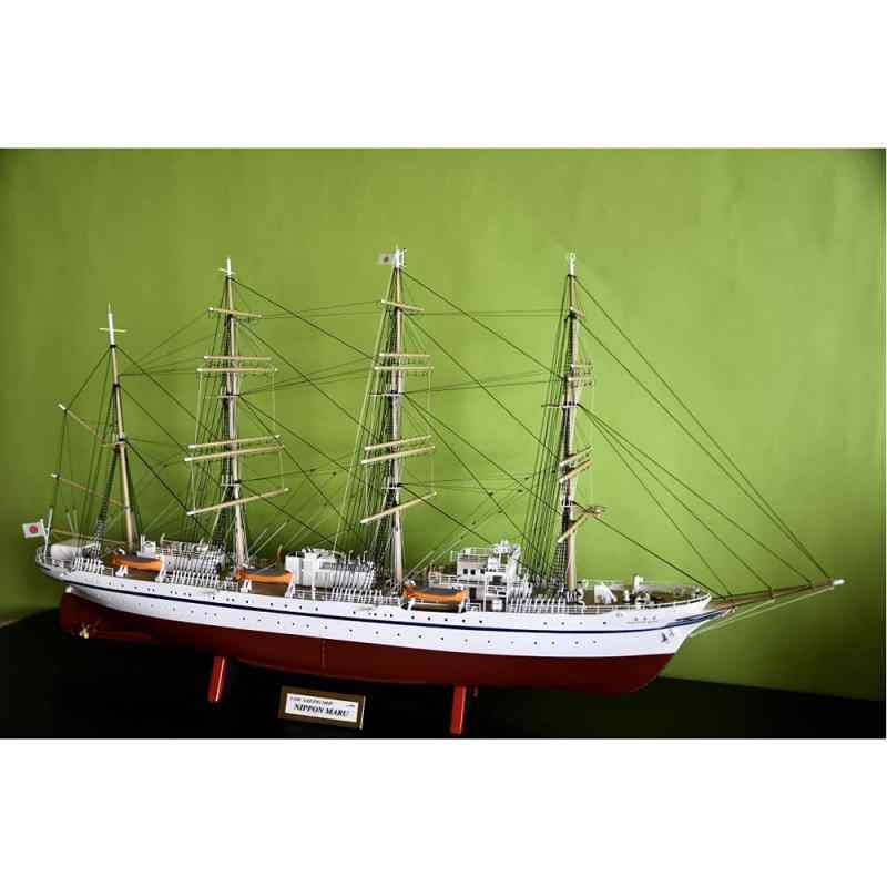 ウッディジョー 1/160 日本丸 帆無 木製帆船模型 組立キット