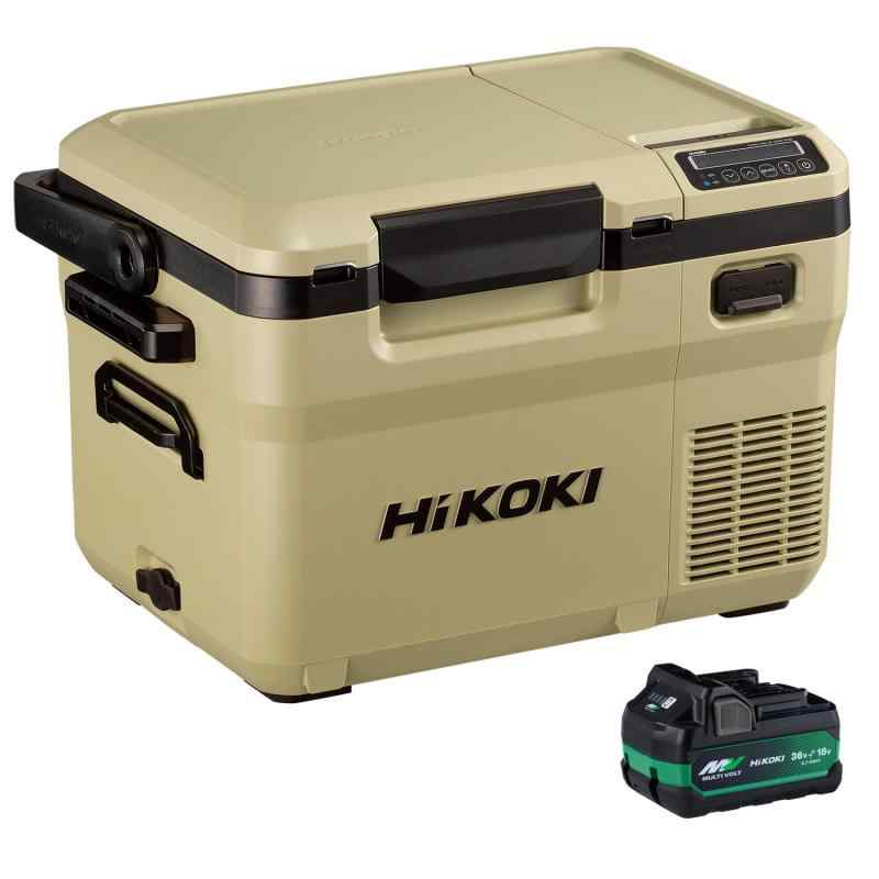 HiKOKI(ハイコーキ) 14.4/18V コードレス 冷温庫 UL18DD 10.5L コンパクト 3電源対応 コンプレッサ式 -18℃~60℃ 17段階温度設定 USB-A U