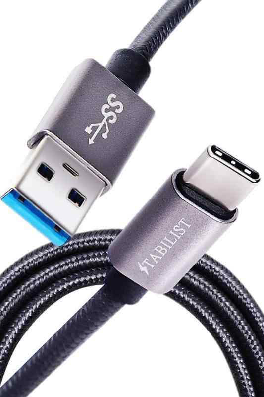STAB ILIST USB-Type-C 充電ケーブル 1m 急速充電 USB3.0 3.1 変換 タイプc typec USB-C usbc USB-A android Xperia Galaxy iPad Pro Mac