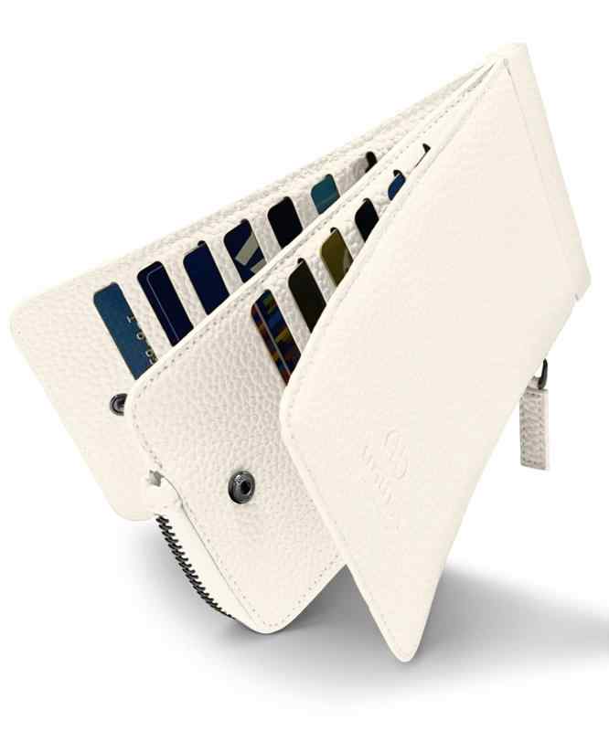 [unifiss] [熟練職人のコバ塗り仕上げ] 薄型 カードケース 長財布 カード入れ 26枚 大容量 コインケース 財布 ギフト メンズ レディース