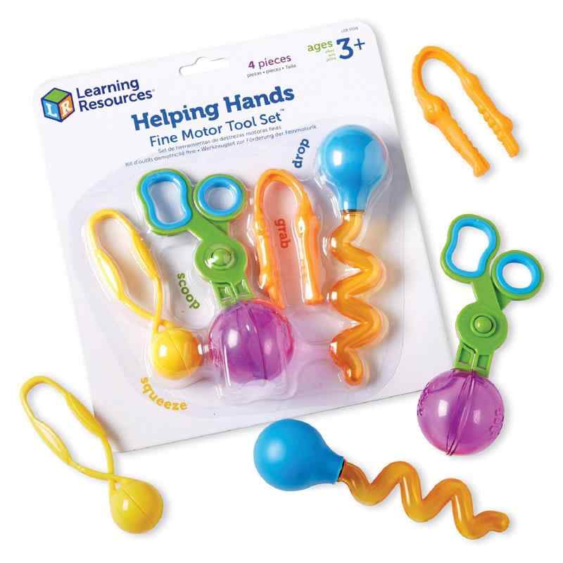 ラーニング リソーシズ 幼児おもちゃ 指先トレーニング 手指の運動 お助けツールセット LER5558