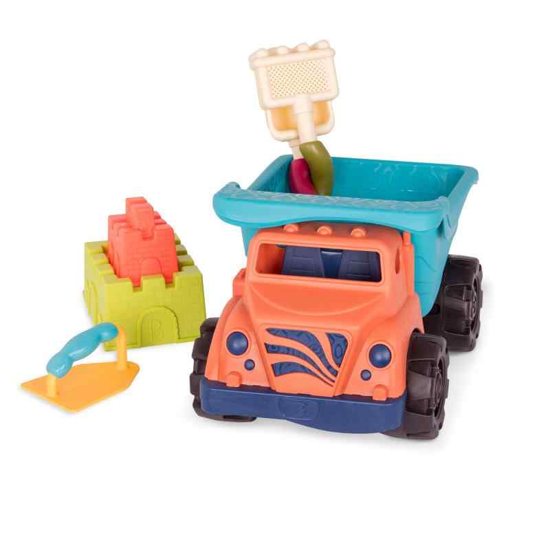 B. toys 砂場セット 砂遊びおもちゃ6点セット ダンプカーのおもちゃつき サンド・トラック 1歳半~