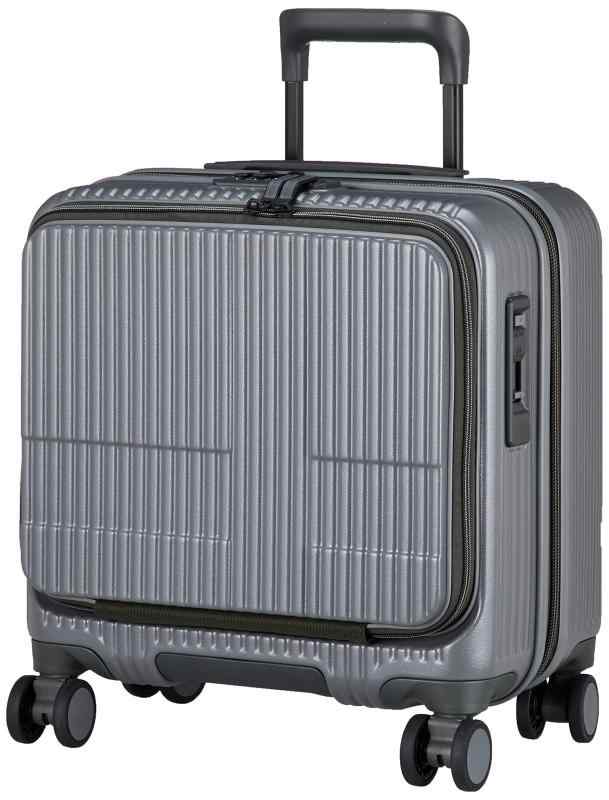 [イノベーター] スーツケース 機内持ち込み 横型 多機能モデル INV20 (スチールグレー)