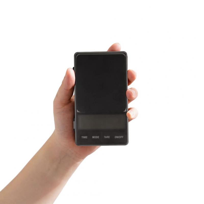 watchget ポケットデジタルスケール 携帯タイプ計量器 断熱マット付き 高精度ドリップはかり電子スケール コーヒースケール 小型 1000g 0