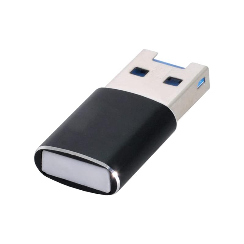 Cablecc 5Gbps スーパースピード USB 3.0 - Micro SD SDXC TFカードリーダー ライターアダプター 車 ノートパソコン用 (USB3.0-TFブラッ