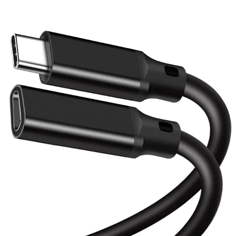 YFFSFDC USB type C 延長ケーブル USB 3.1 Gen2(10Gbps) 高速データ転送 5A PD急速充電 アンドロイド ラップトップ iPad Pro MacBook Pro