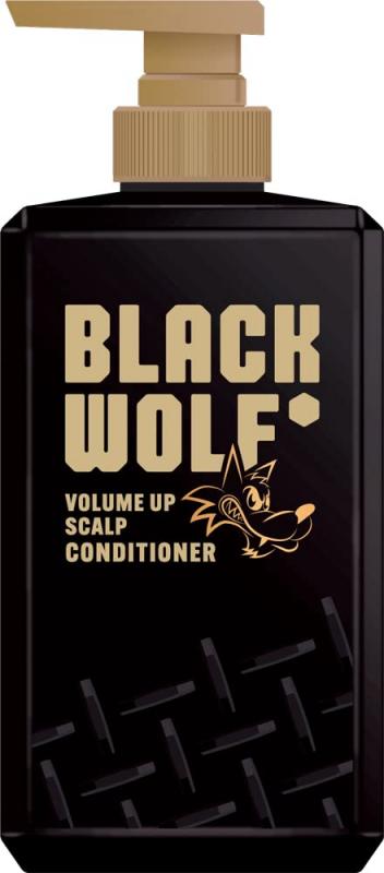 大正製薬 BLACK WOLF(ブラックウルフ) ボリュームアップ スカルプコンディショナー 黒髪に ハリ・コシを与え 立ち上がる強さ/髪と頭皮に