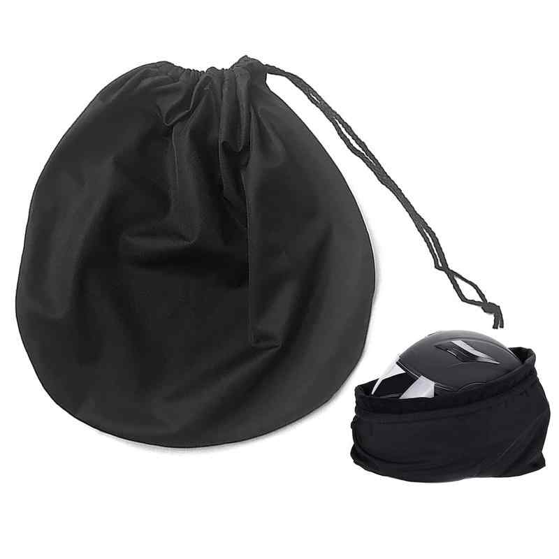 サムコス ヘルメット入れ 巾着式 保護袋 ブラック 収納 バッグ バイク バスケットボール ヘルメットケース サッカー スポーツ 袋 (1個セ