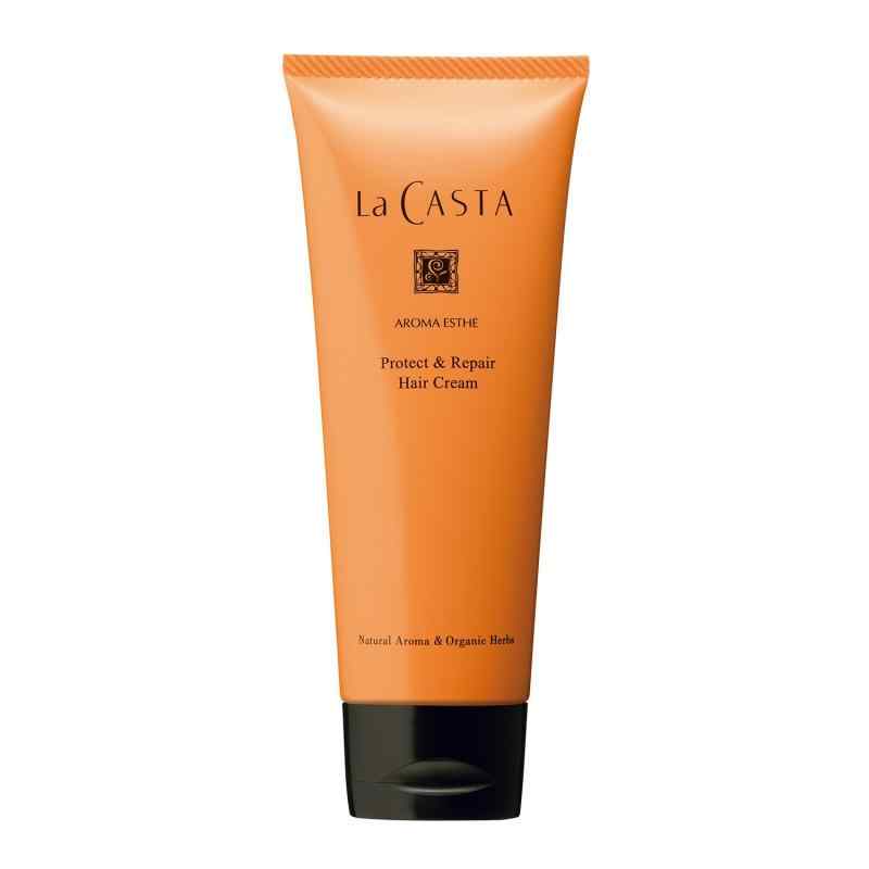 La CASTA (ラ・カスタ) アロマエステ プロテクト & リペア ヘアクリーム (洗い流さない トリートメント) 日中のダメージから髪を守って美し