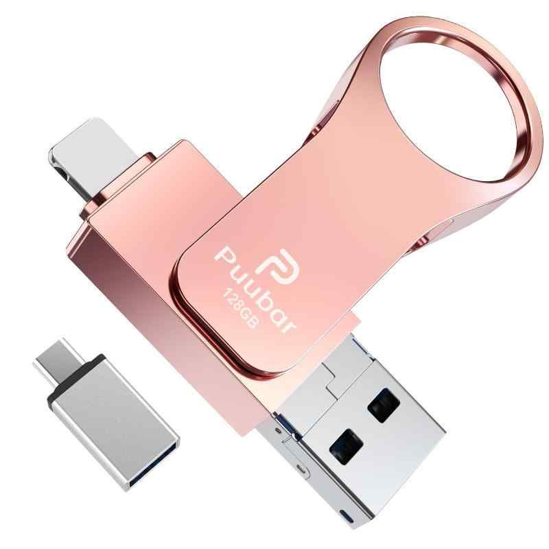 USBメモリー (128GB, ピンク)