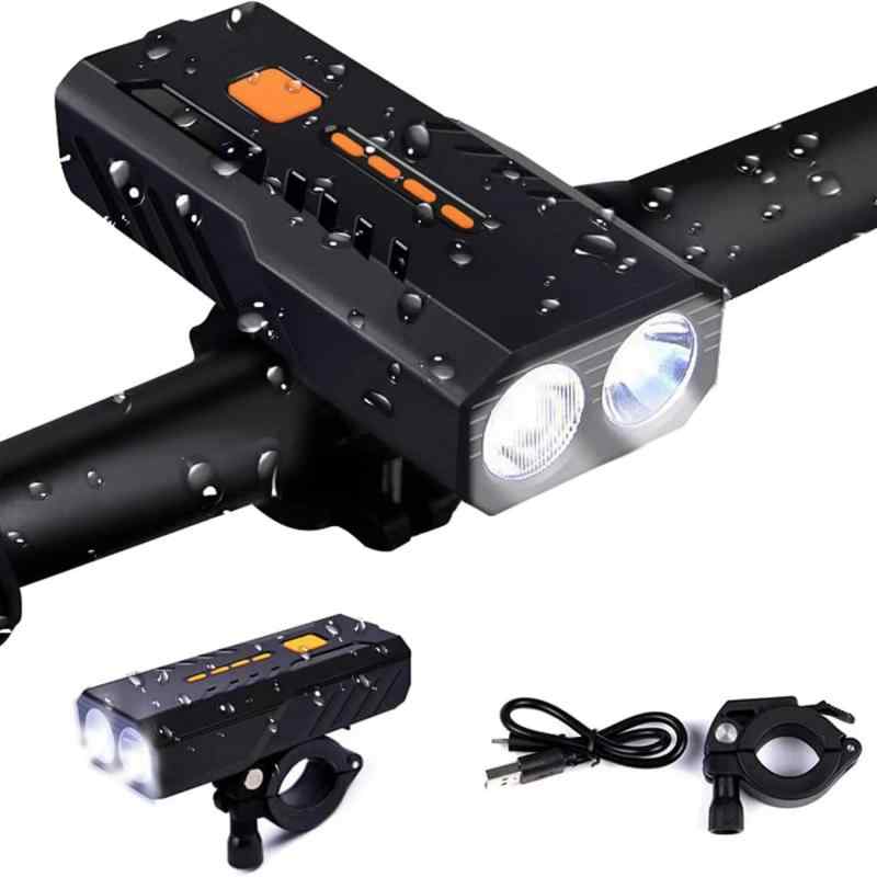Cemoy 自転車 ライト LED 3000mAh大容量 1200ルーメン LEDヘッドライト USB充電式 PSE認証済 防水 高輝度IP65防水 ロングライド 自転車用