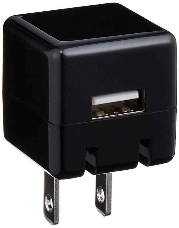 エレコム AC充電器 Walkman/CUBE/1A/USB1ポート/ブラック