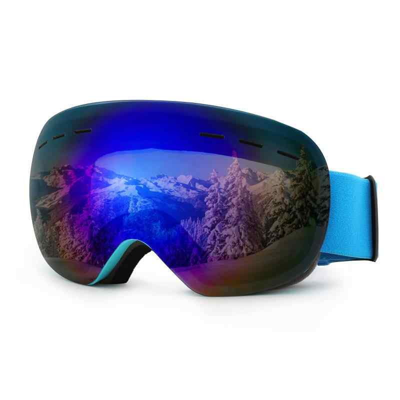 [FEISEDY] スキーゴーグル レディース スノーゴーグルメンズ UVカット 紫外線カット スキー ゴーグル ダブルレンズ スノーボードゴーグル