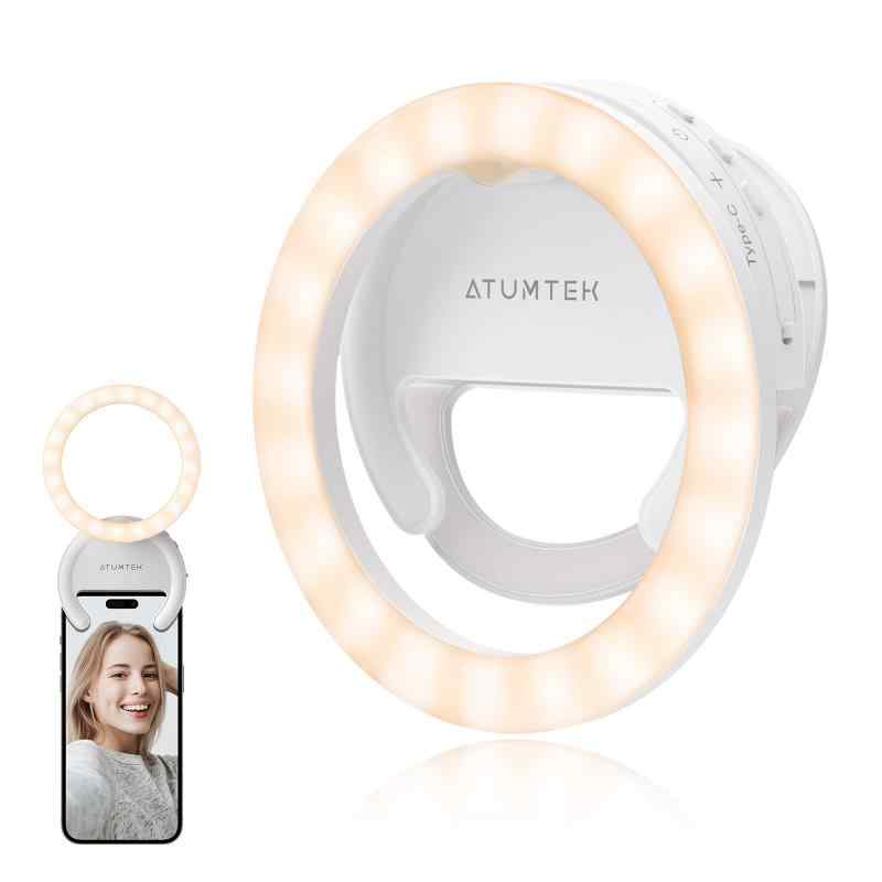 ATUMTEK LED自撮りライト (ホワイト)