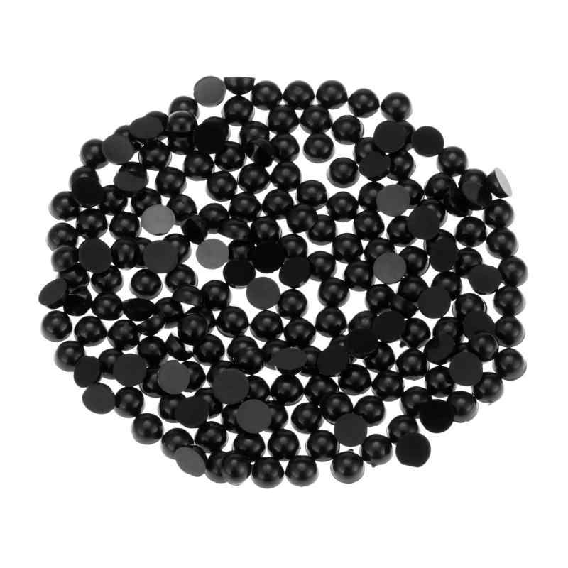 200個 人形 さし目 ぬいぐるみ目 テディベア 動物 クラフト ドールメイキング 縫製 DIY用 ブラック 3mm (5MM & 200個)