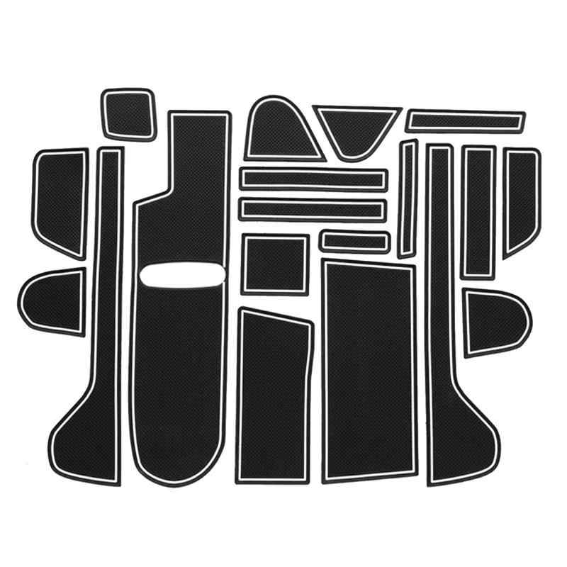[SHAOHAO]ホンダ N-BOX JF3 JF4 車種専用設計 ドアポケットマット インテリアラバーマット ノンスリップマット フロアマット 保護ゴムマ