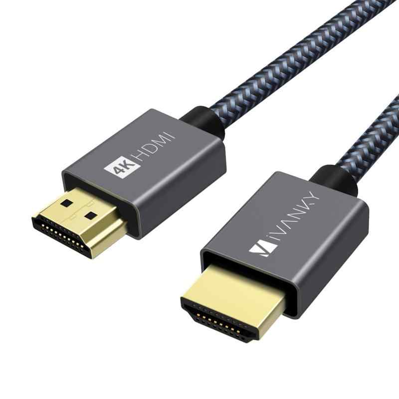 HDMI ケーブル【4K60Hz/6種長さ】iVANKY HDMI2.0規格 PS4/3,Xbox, Nintendo Switch, Apple TV, Fire TVなど適用18gbps 4K60Hz/HDR/3D/イ