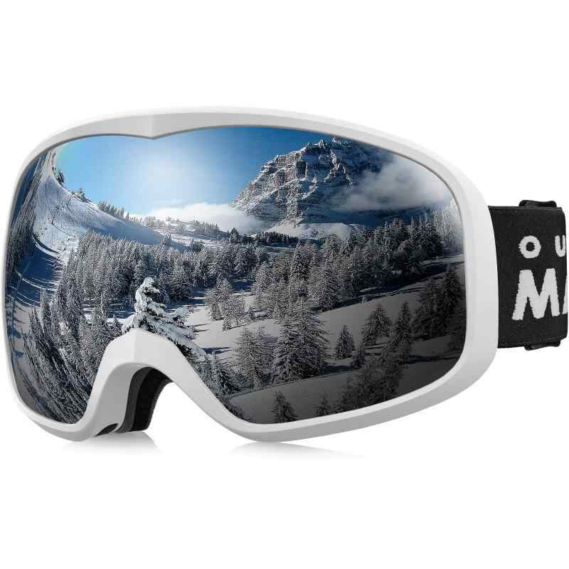 [OutdoorMaster] スキーゴーグル OTG メガネ対応 UV紫外線カット 曇り止め 180°広視野 スノーゴーグル スノボートゴーグル スポーツ用ゴ