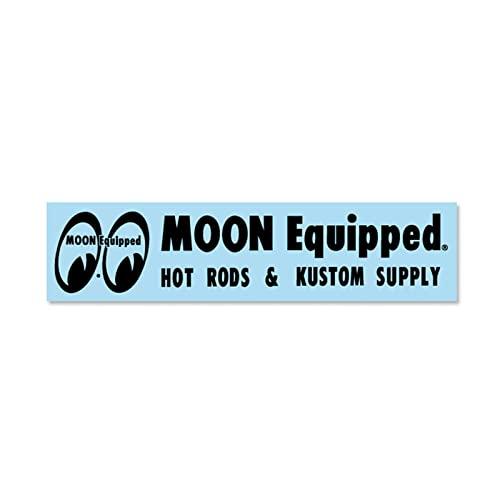 ムーンアイズ(MOONEYES) ステッカー 転写タイプ MOON Equipped Logo ブラック