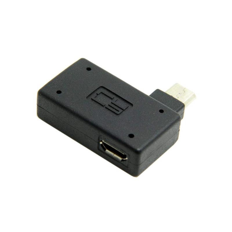 Greatgear 90度右アングルMicro USB 2.0 OTGホストアダプタとUSB電源の携帯電話 & タブレット