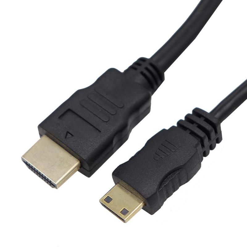 ViViSun ハイスピード HDMI(オス)to mini HDMI(オス)変換ケーブル HDMIタイプAオス-mini HDMIタイプC(mini)オス 金メッキコネクタ搭載 高