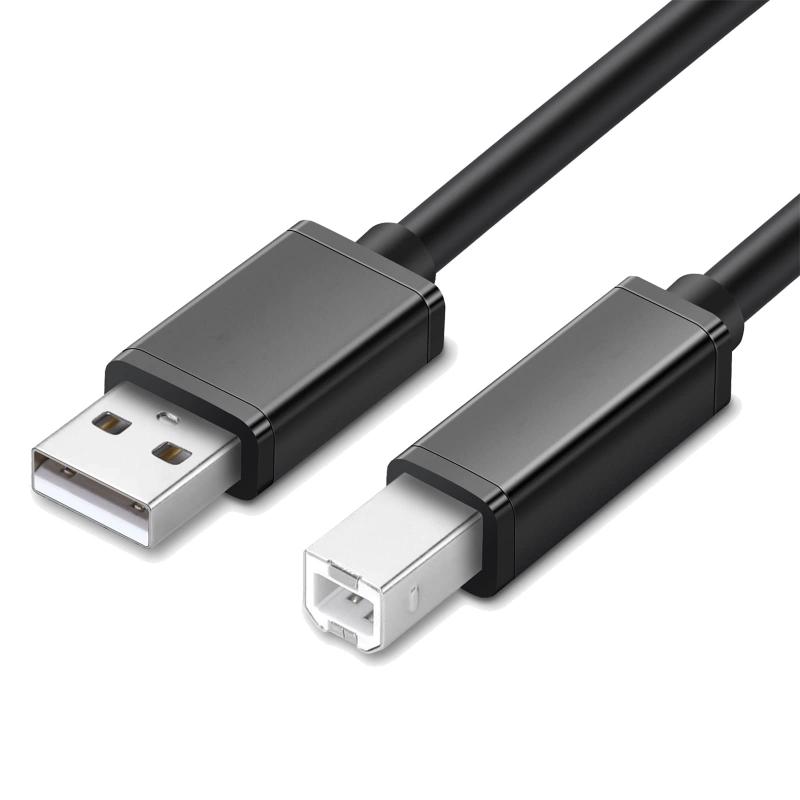 USB プリンターケーブル (0.5m)USB2.0 Type B ケーブル Canon/Epson/Brother/HPなどのプリン,スキャナー,ピアノ,DAC に対応 そのほかUSB(