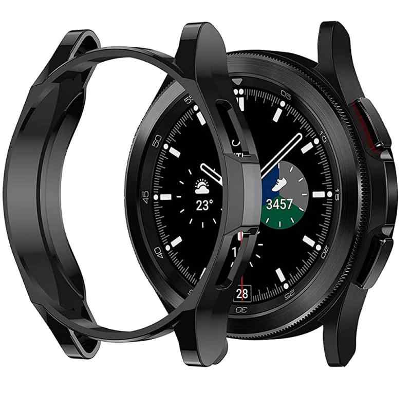 Movone for Galaxy Watch Active 2 カバー 保護ケース メッキ TPU ギャラクシー ウォッチ アクティブ フルカバー 軽量 薄型 擦り傷防止
