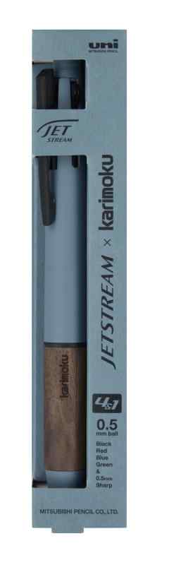 三菱鉛筆 多機能ペン ジェットストリーム カリモク 4 & 1 0.5 (スチールブルー)