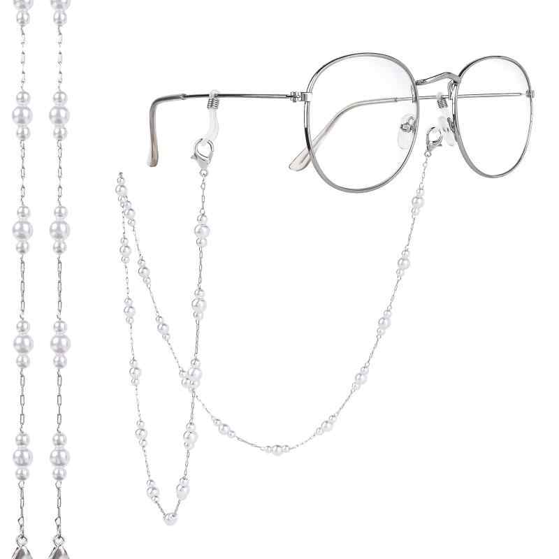 [Newseego] メガネチェーン 眼鏡チェーン マスクチェーンメガネストラップ 眼鏡ネックレス おしゃれ 調節可能 レディース メガネ小物 シ