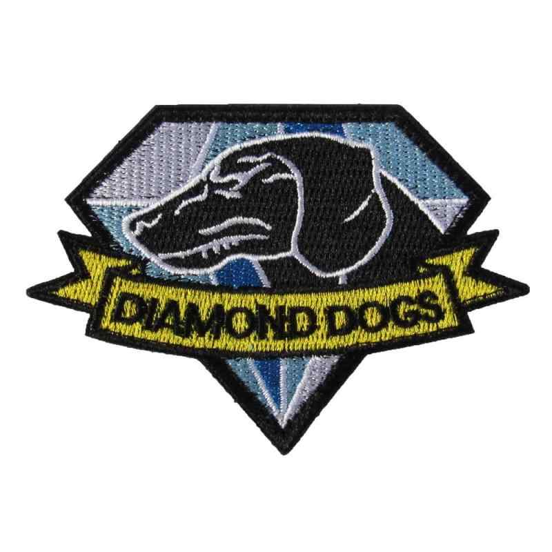 ベルクロワッペン メタルギアソリッド ダイアモンドドッグス DIAMOND DOGS 青