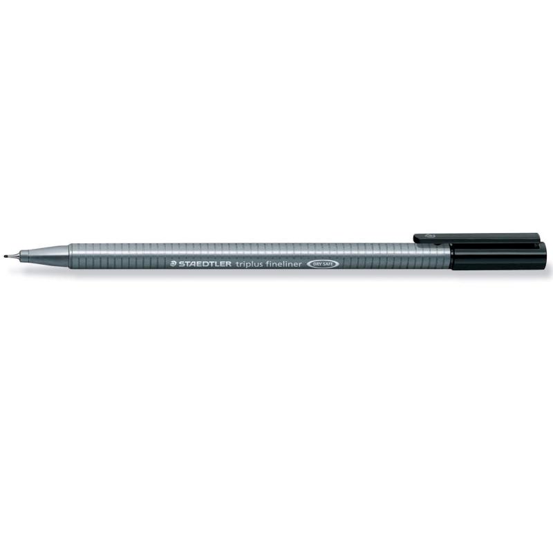 ステッドラー トリプラス ファインライナー・細書きペン(0.3mm) 単色:ブラック 10本入り (334-9)
