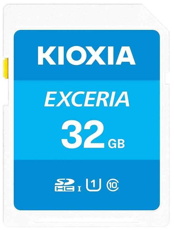 Kioxia 16GB 32GB 64GB 128GB 256GB Exceria SDメモリーカード SDXC UHS-I U1 Class 10 読み取り100MB/秒 (32GB)